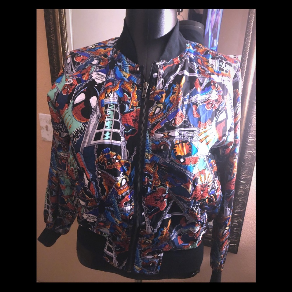 Spider-Man vintage 90s Nicole miller jacket